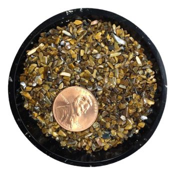 Gold Tiger Eye Tiny Crystal Chips - Size 00