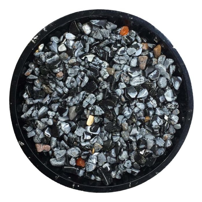 Snowflake Obsidian Tiny Crystal Chips - Size 0