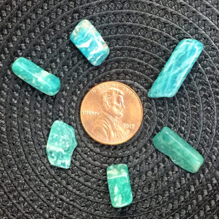 Amazonite (Russian) Crystal Chips – Size XS