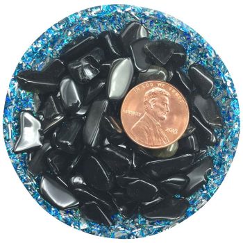 Black Obsidian Mini Crystal Chips - Size 2