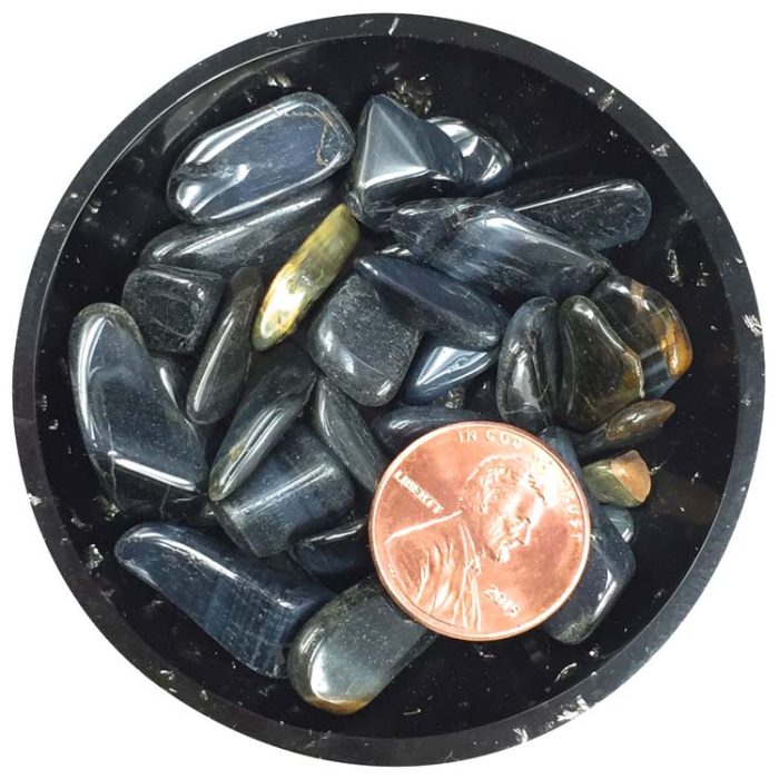 Blue Tiger Eye Crystal Chips – Size XS