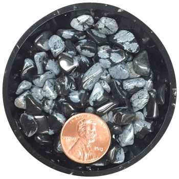 Snowflake Obsidian Mini Crystal Chips - Size 2