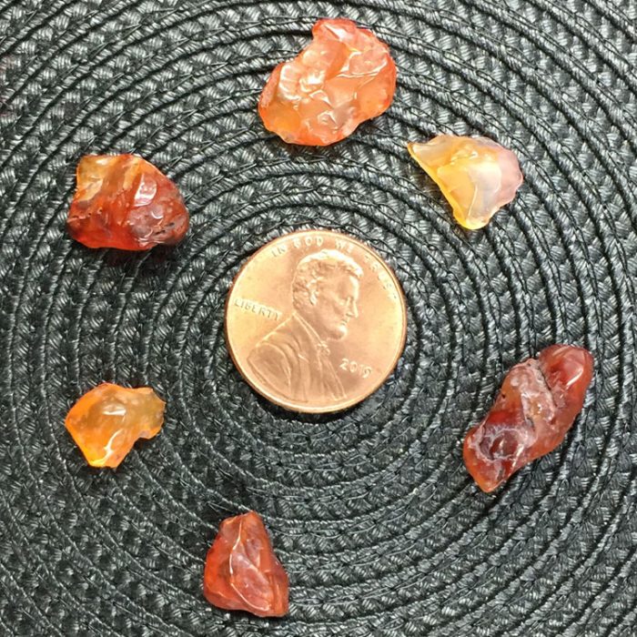 Carnelian Crystal Chips - Size XS