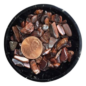 Red Tiger Eye Mini Crystal Chips - Size 2