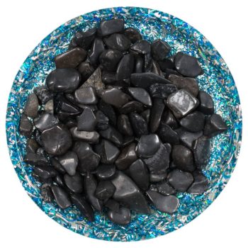 Black Tourmaline Crystal Chips - Size L1