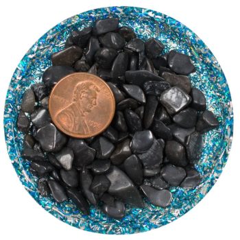 Black Tourmaline Crystal Chips - Size L1