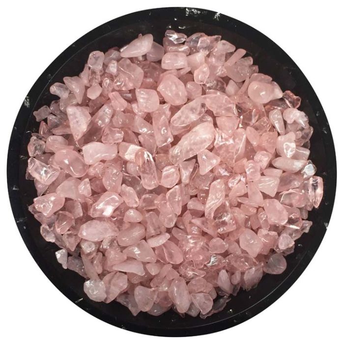 Rose Quartz Tiny Crystal Chips - Size 0