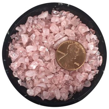 Rose Quartz Tiny Crystal Chips - Size 0