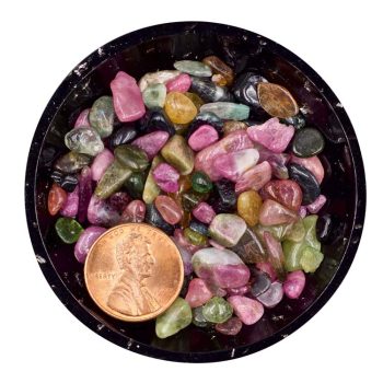 Rainbow Tourmaline Mini Crystal Chips - Size 2