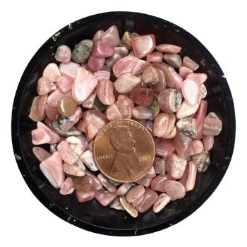 Rhodochrosite Tiny Crystal Chips - Size L1