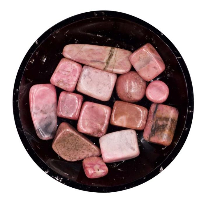 Rhodonite Crystal Chips - Various Sizes
