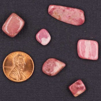 Rhodonite Crystal Chips - Various Sizes
