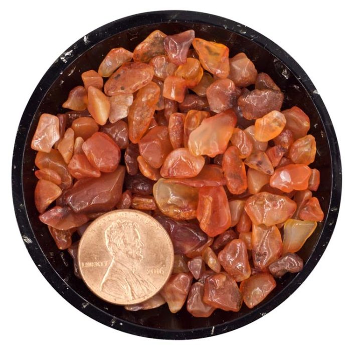 Carnelian Tiny Crystal Chips - Size L1