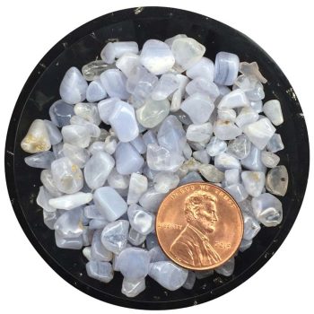 Blue Lace Agate Mini Crystal Chips - Size 2