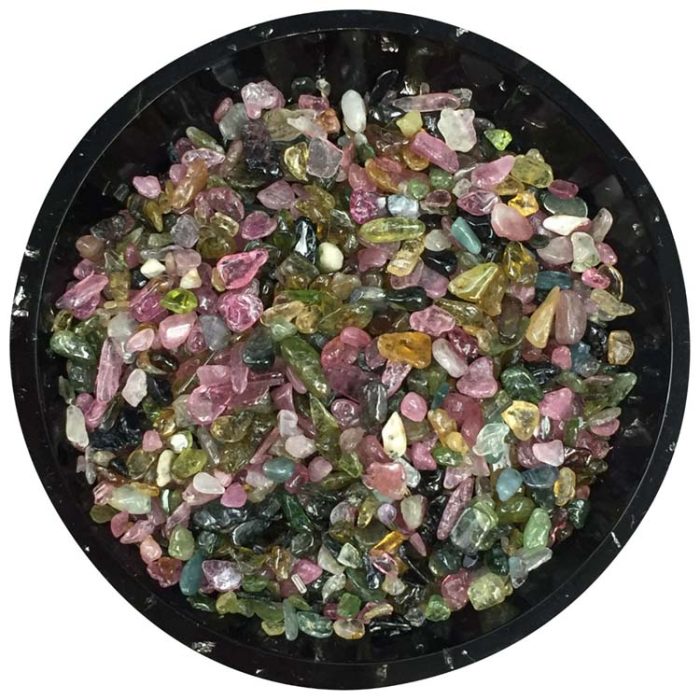 Rainbow Tourmaline Tiny Crystal Chips - Size 00