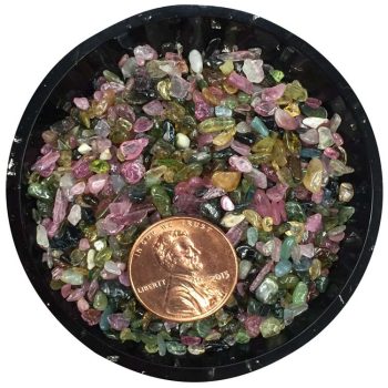 Rainbow Tourmaline Tiny Crystal Chips - Size 00