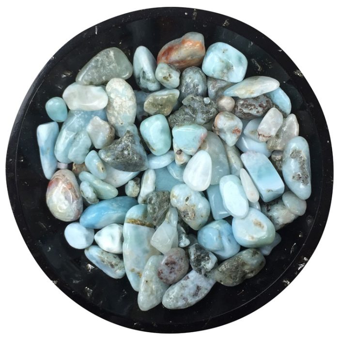 Larimar Crystal Chips - Various Sizes