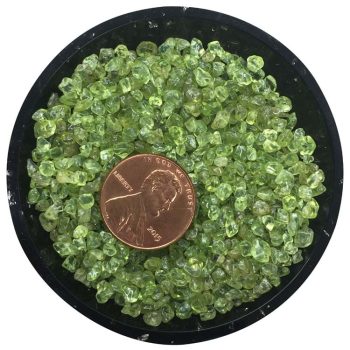 Peridot Grade A Tiny Crystal Chips – Size 0