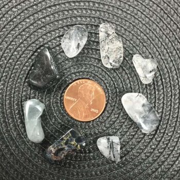 Rutilated Quartz Crystal Chips - Various Sizes