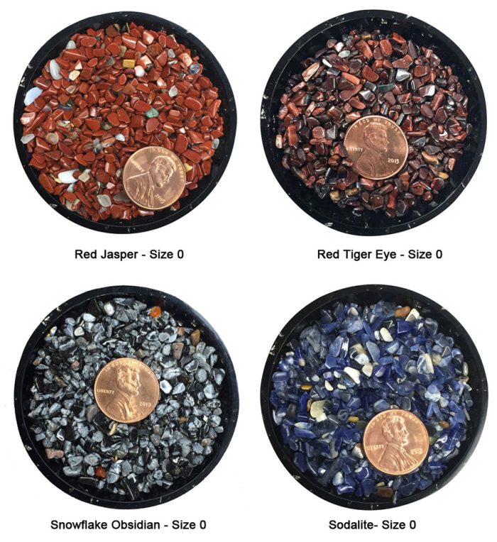 Crystal Chip Sample Set - Size 0 thru 000