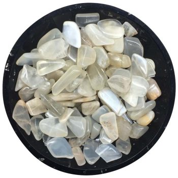 Moonstone (Cream) Mini Crystal Chips - Size 2