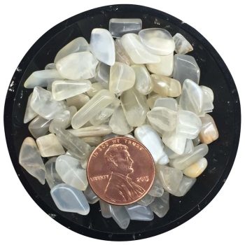 Moonstone (Cream) Mini Crystal Chips - Size 2