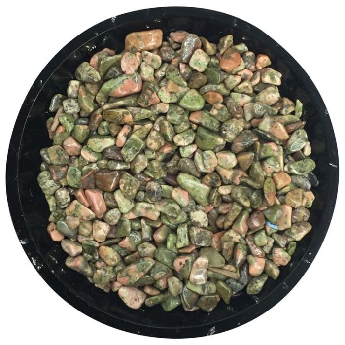 Unakite Tiny Crystal Chips - Size 0
