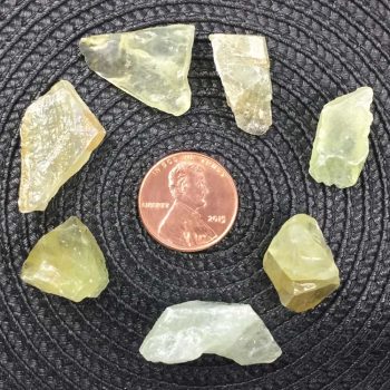 Green Calcite Crystals