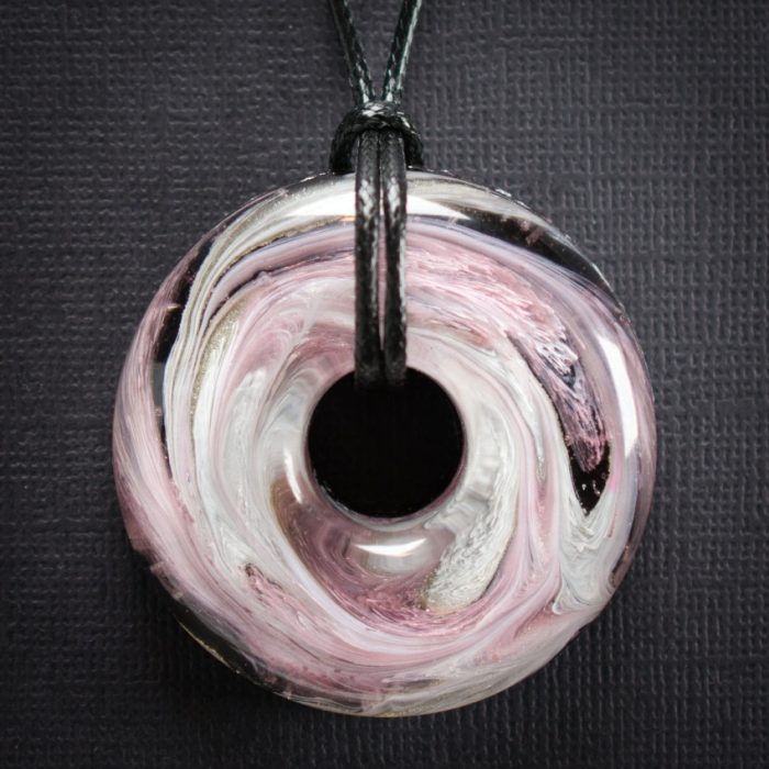 Silver Moon Orgonite Pendant