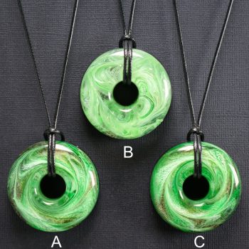 Mint Marble Orgonite Pendant