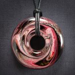 Red Velvet Orgonite Pendant