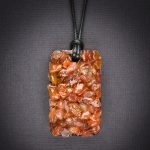Carnelian Orgonite Pendant