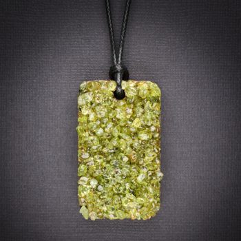 Peridot Orgonite Pendant