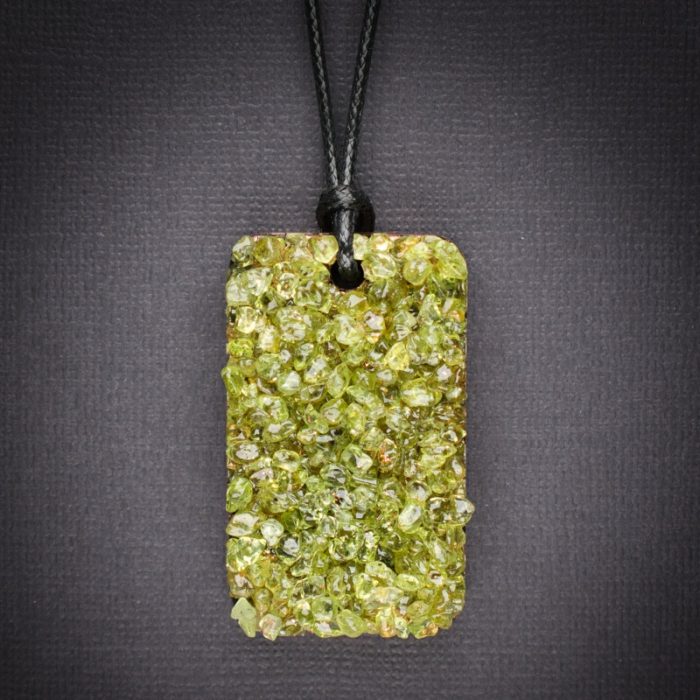Peridot Orgonite Pendant