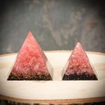 Rose Quartz Orgonite Pyramids