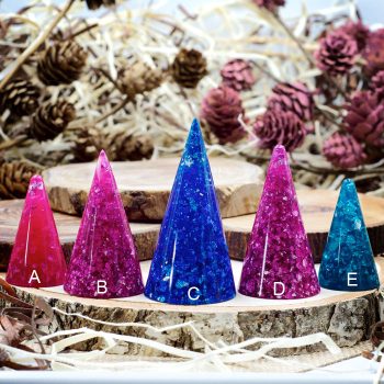 Stardust Orgonite Ring Cones