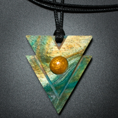 Color Kick Pendants by Crystal Resin Art