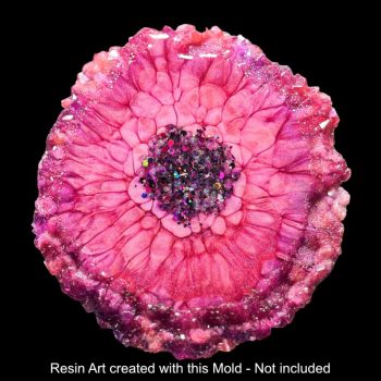 Crystal Edge Vanity Tray by Crystal Resin Art