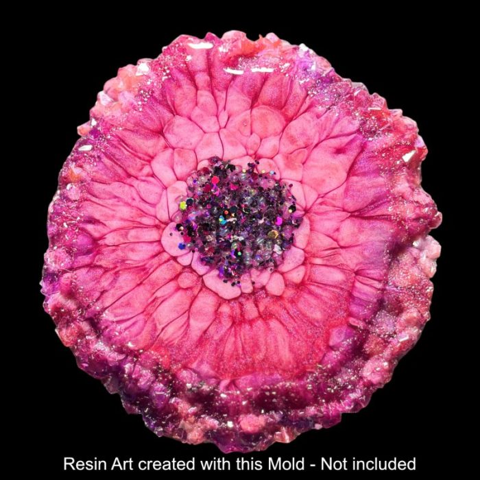 Crystal Edge Vanity Tray by Crystal Resin Art