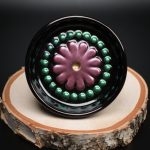 Purple Flower Mini Ring Dish