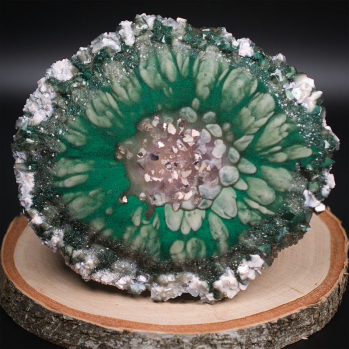 Dragon Flower Crystal Edge Vanity Tray