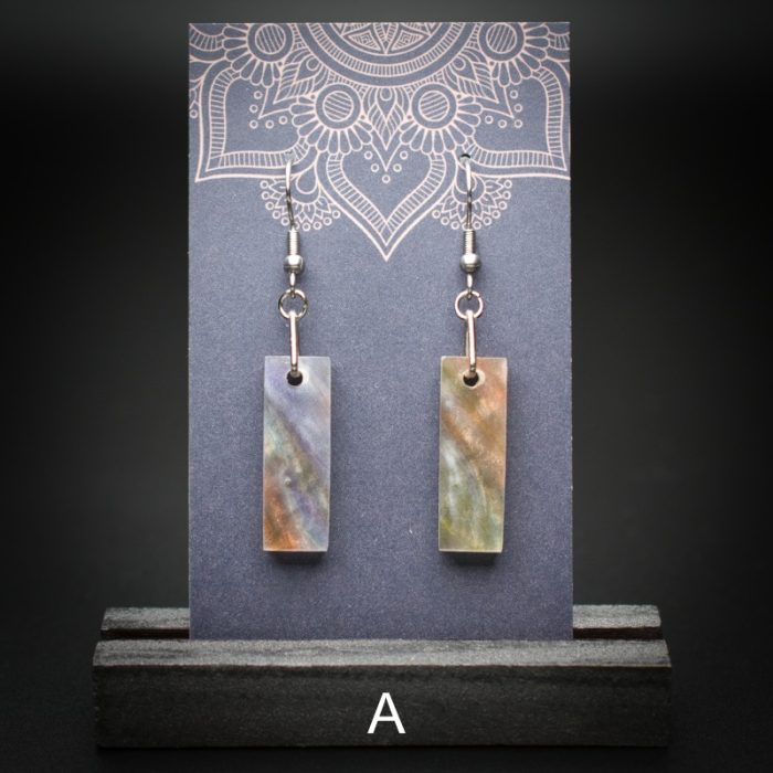 Misty Meadow Small Rectangle Earrings