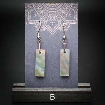 Misty Meadow Small Rectangle Earrings