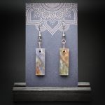 Misty Meadow Small Rectangle Earrings