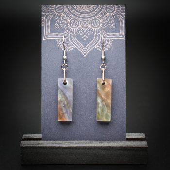 Misty Meadow Small Rectangle Earrings