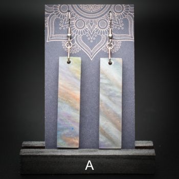 Misty Meadow Large Rectangle Earrings