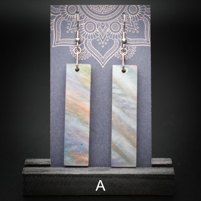 Misty Meadow Large Rectangle Earrings