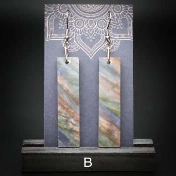 Misty Meadow Large Rectangle Earrings
