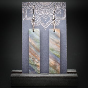 Misty Meadow Large Rectangle Earrings