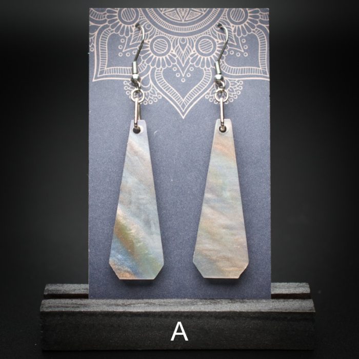 Misty Meadow Large Polygon Earrings